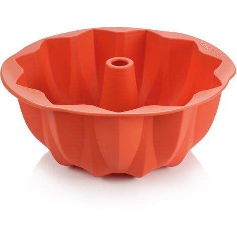 Tescoma 629416 Silicon Prime Stampo Ciambella Alto, Raggi, 24 cm