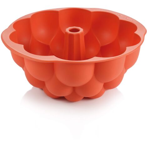 Tescoma 629417 Silicon Prime Stampo Ciambella Alto, Lampone, 24 cm