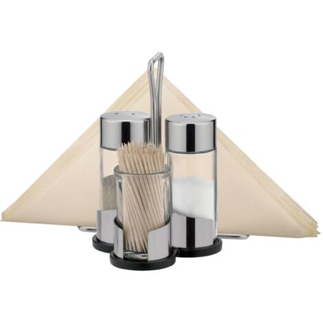 Tescoma 650332 Club Set Sale, Pepe, Stuzzicadenti e Portatovaglioli con Stand