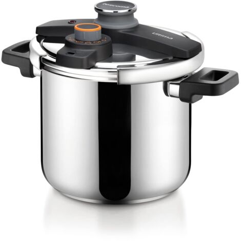 Tescoma 702767 Pentola a Pressione, Acciaio Inossidabile, Argento, 22 cm