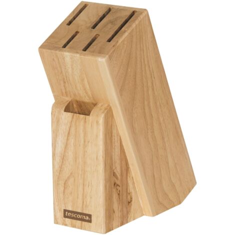 Tescoma 869505 Ceppo per 5 Coltelli e Trinciapollo Woody