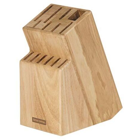 Tescoma 869508 Woody Ceppo per 13 Coltelli e Trinciapollo/Acciaino