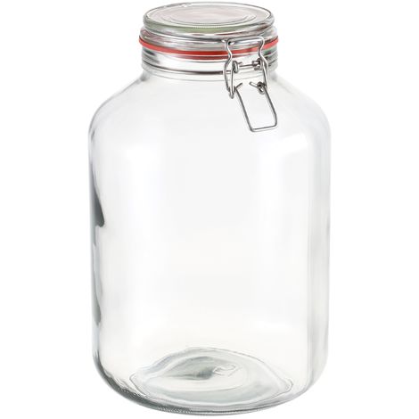Tescoma 895148 Della Casa Barattolo per Conserve, Vetro, Trasparente, 5 l, 1 Pezzo
