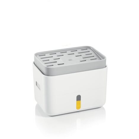Tescoma 900756 Dispenser per detersivo con portaspugna, linea PURO