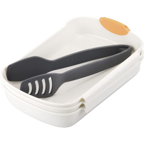 Tescoma Presto Set per impanatura, Bianco, 17x25 cm