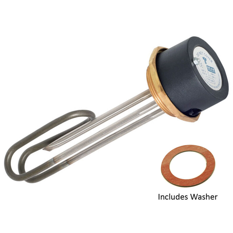 Image of 14' Incoloy Immersion Heater with 2.1/4' Boss TIH645 - Tesla