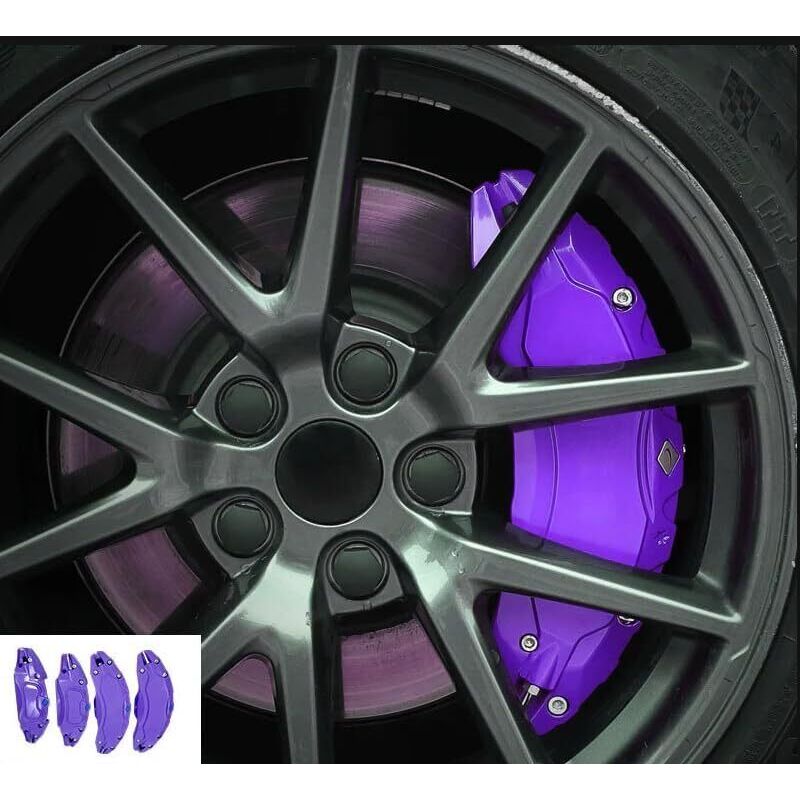 Tesla Model Y Brake Caliper Cover, Car Brake Caliper Cover, Aluminum Alloy Brake Caliper Protector, Wheel Size 19 Inch 20 Inch, Car Modified Brake