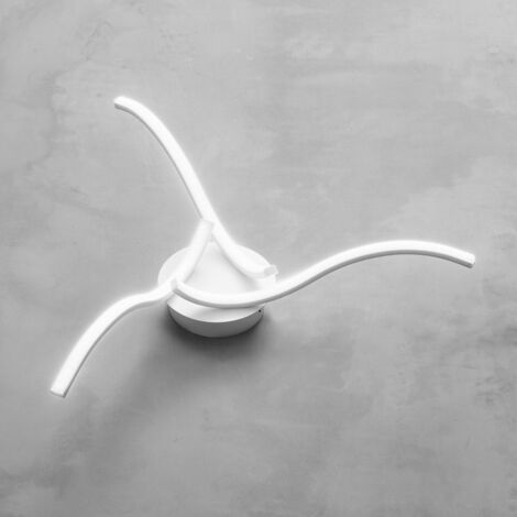 TESSA P/3 LAMPADARIO A SOFFITTO A LED 3000K  1300LM 23W ALLUMINIO E SILICONE