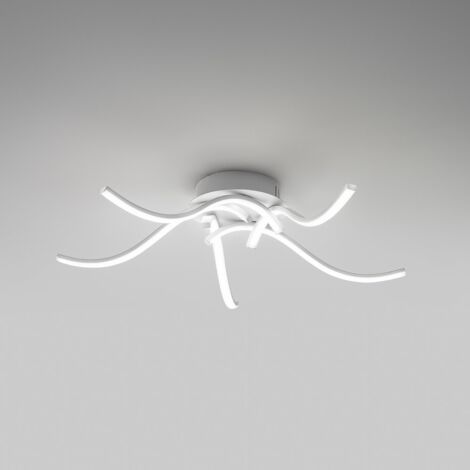 TESSA P/5 LAMPADARIO A SOFFITTO A LED 3000K  2300LM 38W ALLUMINIO E SILICONE