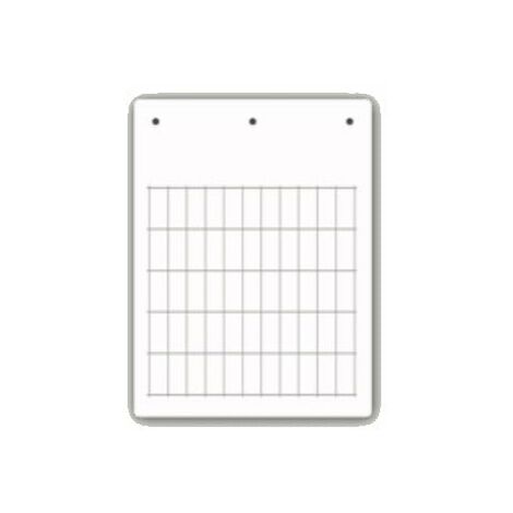 Tessera PVC Adesiva Flat Bianca 15x27 mm