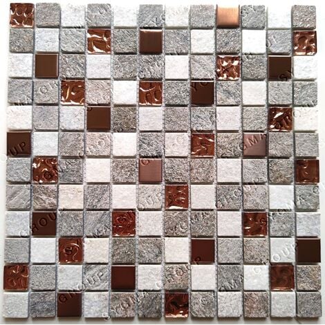 Rayer tessere per mosaico, tasselli in vetro, piastrelle ideali per  decorazioni e fai da te, 1x1