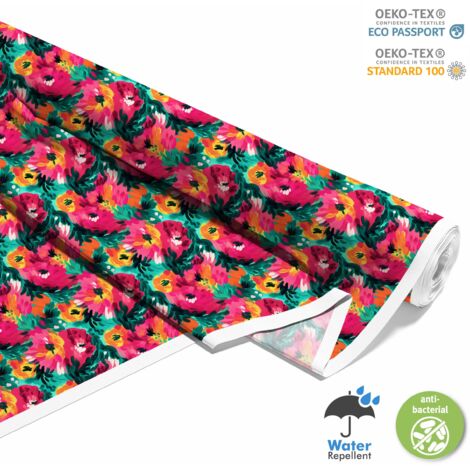 TESSUTI DECORATIVI PER ESTERNI OXFORD - Fiori - DX2789