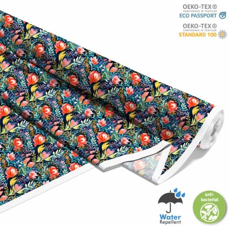TESSUTI DECORATIVI PER ESTERNI OXFORD - Fiori - DX2839