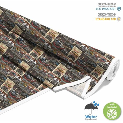 TESSUTI DECORATIVI PER ESTERNI OXFORD - Motif Custom Garage I DX673