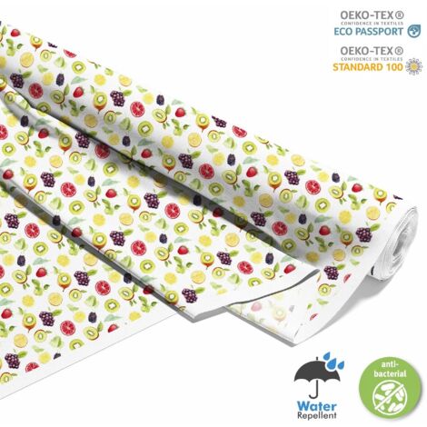 TESSUTI DECORATIVI PER ESTERNI OXFORD - Motivo a frutta DX6147