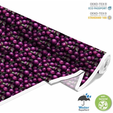 TESSUTI DECORATIVI PER ESTERNI OXFORD - Motivo a frutta  DX6416