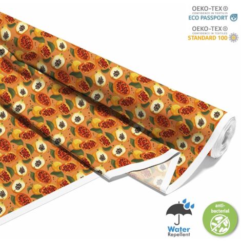 TESSUTI DECORATIVI PER ESTERNI OXFORD - Motivo a frutta  DX7017