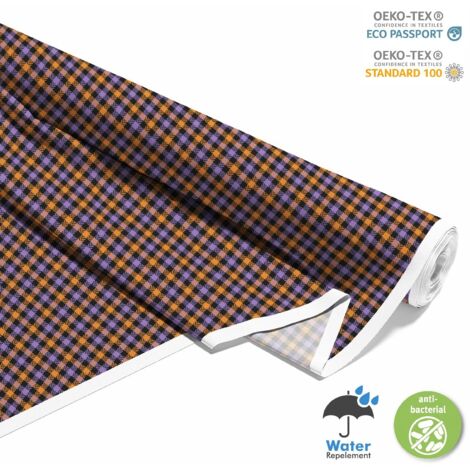 TESSUTI DECORATIVI PER ESTERNI OXFORD - Motivo a quadri 2 I DX287