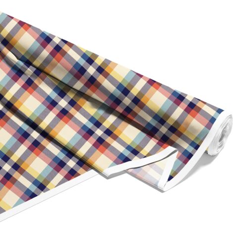 TESSUTI DECORATIVI PER ESTERNI OXFORD - Motivo a quadri colorati I DX050