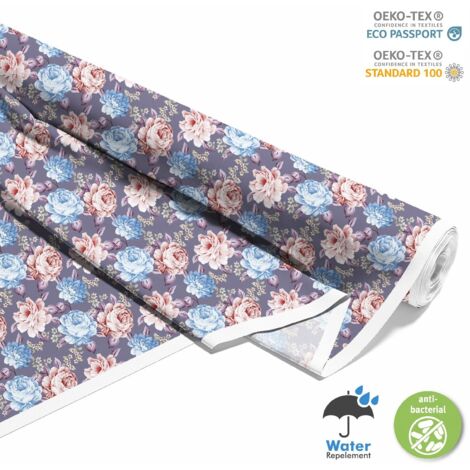 TESSUTI DECORATIVI PER ESTERNI OXFORD - Motivo bellissimi fiori I DX680