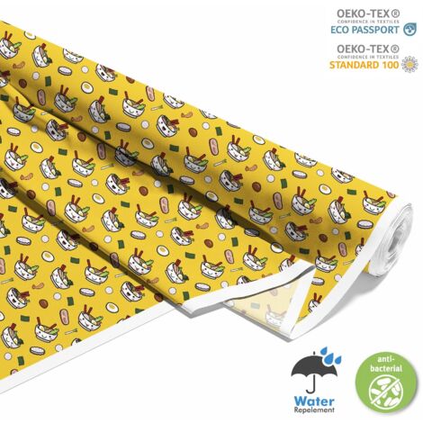 TESSUTI DECORATIVI PER ESTERNI OXFORD - Motivo cibo giapponese