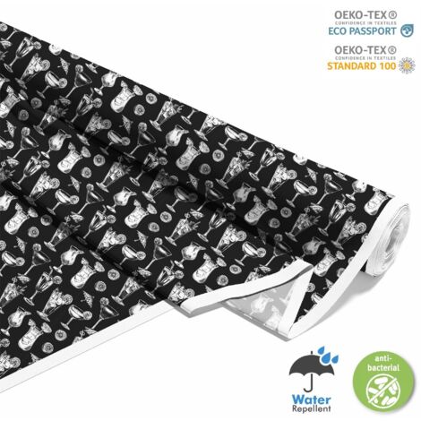TESSUTI DECORATIVI PER ESTERNI OXFORD - Motivo Cocktail  DX8303