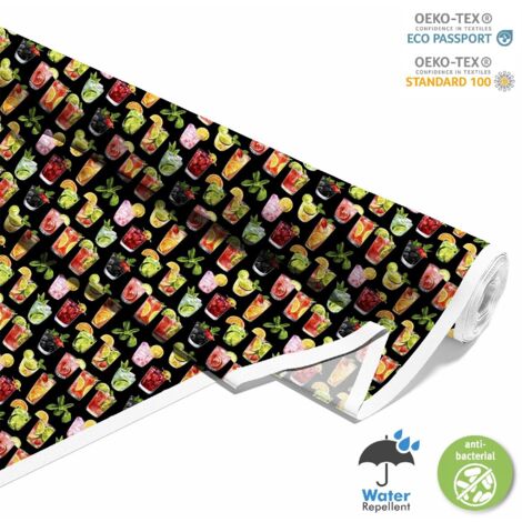 TESSUTI DECORATIVI PER ESTERNI OXFORD - Motivo Cocktail DX8305
