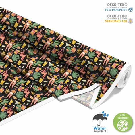 TESSUTI DECORATIVI PER ESTERNI OXFORD - Motivo Cocktail  DX8317