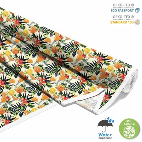 TESSUTI DECORATIVI PER ESTERNI OXFORD - Motivo Cocktail DX8328
