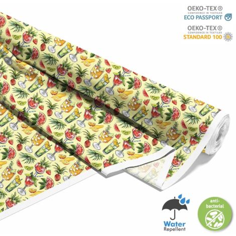 TESSUTI DECORATIVI PER ESTERNI OXFORD - Motivo Cocktail  DX8338