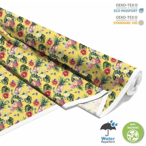 TESSUTI DECORATIVI PER ESTERNI OXFORD - Motivo Cocktail  DX8349