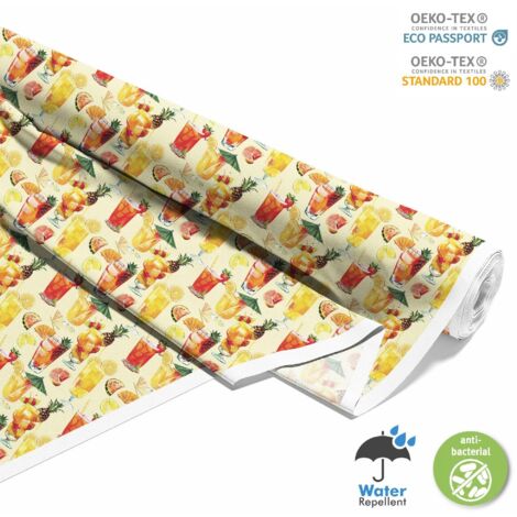 TESSUTI DECORATIVI PER ESTERNI OXFORD - Motivo Cocktail  DX8383