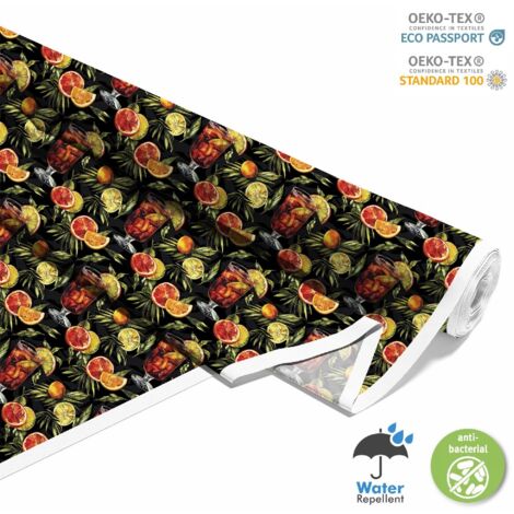 TESSUTI DECORATIVI PER ESTERNI OXFORD - Motivo Cocktail  DX8390