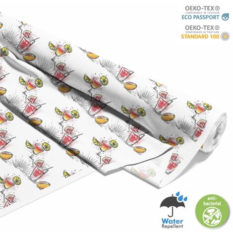 TESSUTI DECORATIVI PER ESTERNI OXFORD - Motivo Cocktail  DX8429
