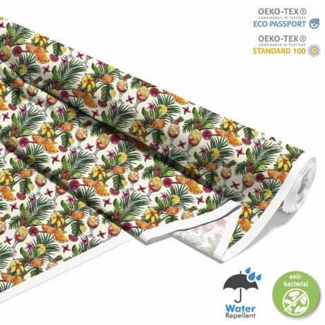 TESSUTI DECORATIVI PER ESTERNI OXFORD - Motivo Cocktail  DX8434