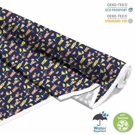 TESSUTI DECORATIVI PER ESTERNI OXFORD - Motivo Cocktail DX8484