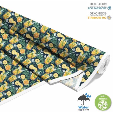 TESSUTI DECORATIVI PER ESTERNI OXFORD - Motivo Cocktail  DX8485