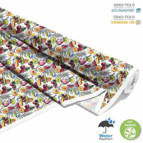 TESSUTI DECORATIVI PER ESTERNI OXFORD - Motivo Cocktail  DX8491