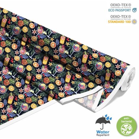 TESSUTI DECORATIVI PER ESTERNI OXFORD - Motivo Cocktail DX8501