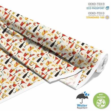 TESSUTI DECORATIVI PER ESTERNI OXFORD - Motivo Cocktail DX8518
