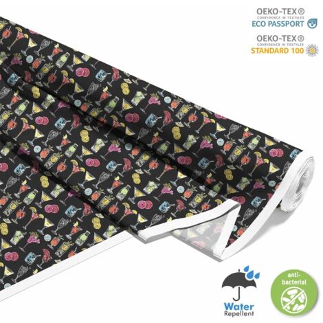 TESSUTI DECORATIVI PER ESTERNI OXFORD - Motivo Cocktail DX8520