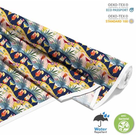 TESSUTI DECORATIVI PER ESTERNI OXFORD - Motivo Cocktail  DX8536