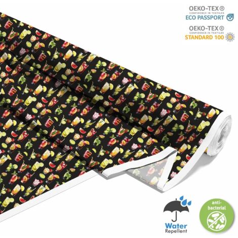 TESSUTI DECORATIVI PER ESTERNI OXFORD - Motivo Cocktail DX8552