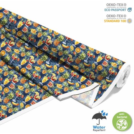 TESSUTI DECORATIVI PER ESTERNI OXFORD - Motivo Cocktail  DX8563