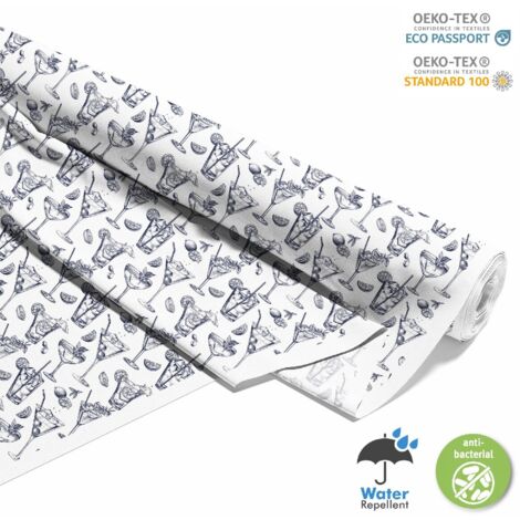 TESSUTI DECORATIVI PER ESTERNI OXFORD - Motivo Cocktail  DX8586
