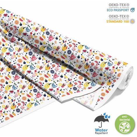 TESSUTI DECORATIVI PER ESTERNI OXFORD - Motivo Cocktail  DX8603