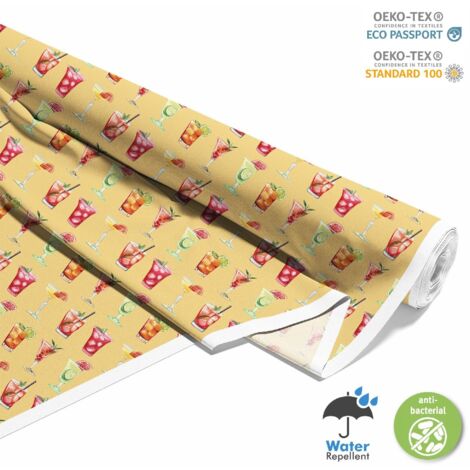 TESSUTI DECORATIVI PER ESTERNI OXFORD - Motivo Cocktail  DX8642