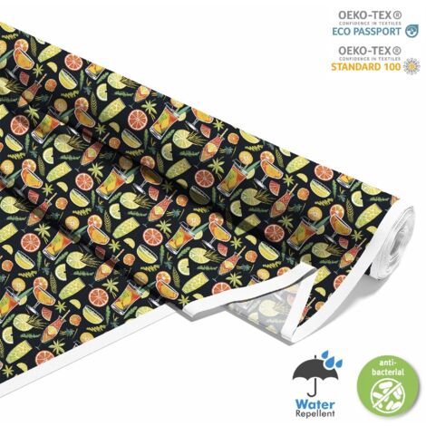 TESSUTI DECORATIVI PER ESTERNI OXFORD - Motivo Cocktail  DX8645