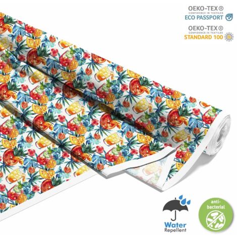 TESSUTI DECORATIVI PER ESTERNI OXFORD - Motivo Cocktail  DX8681