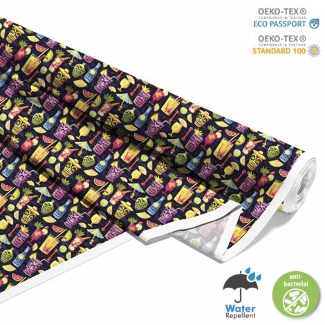 TESSUTI DECORATIVI PER ESTERNI OXFORD - Motivo Cocktail  DX8692